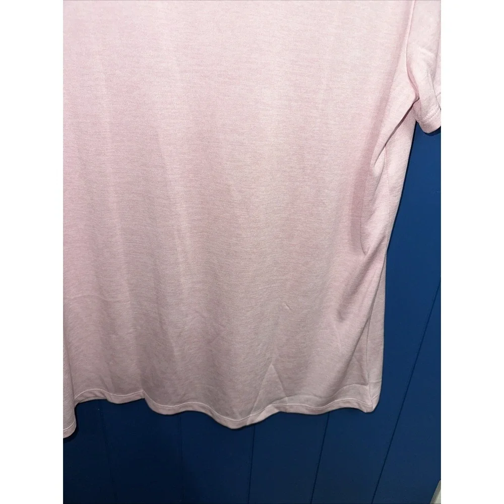 Under Armour Women Tech V-neck Loose Short Sleeve T-shirt Moisture Wicking Pink - Picture 11 of 12